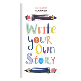 2023-2024 Write Your Story 2-Year Small Monthly Pocket Planner by TF Publishing, 9781639243402
