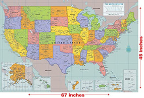 LAMINATED MAP USA by , 9781441336156