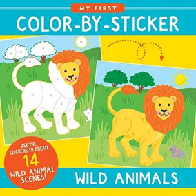 FIRST COLOR BY STICKER BK  WILD ANIMALS, 9781441339485