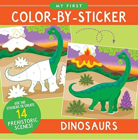 FIRST COLOR BY STICKER BK DINOSAURS, 9781441339508