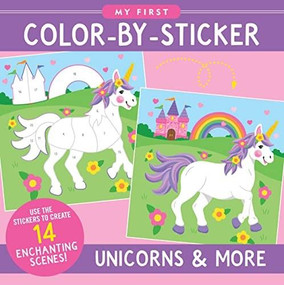 FIRST COLOR BY STICKER BK UNICORNS & MORE, 9781441339515