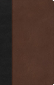 CSB Thinline Bible, Black/Brown LeatherTouch by CSB Bibles by Holman, 9781087767666