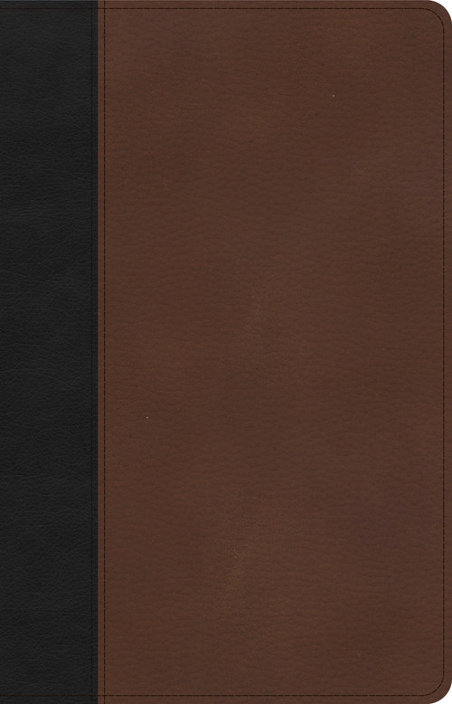 CSB Thinline Bible, Black/Brown LeatherTouch by CSB Bibles by Holman, 9781087767666