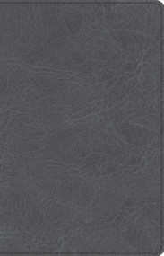 CSB Thinline Bible, Charcoal LeatherTouch by CSB Bibles by Holman, 9781087767697