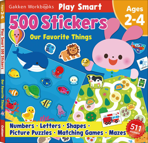 Play Smart 500 Stickers Our Favorite Things (For Ages 2-4) by Gakken early childhood experts, 9784056212372