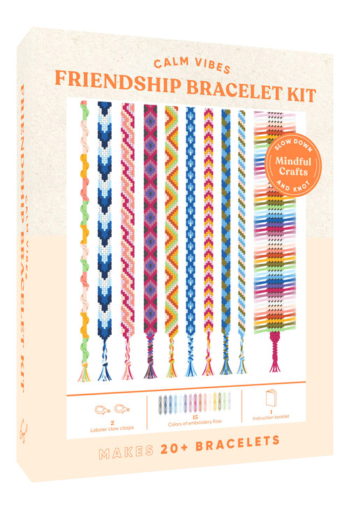 Mindful Crafts: Calm Vibes Friendship Bracelet Kit by Chronicle Books, 9781797220963