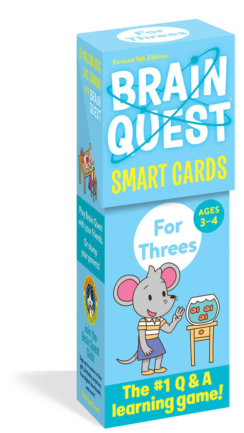 Brain Quest For Threes Smart Cards Revised 5th Edition by Workman Publishing, Chris Welles Feder, Susan Bishay, 9781523517237