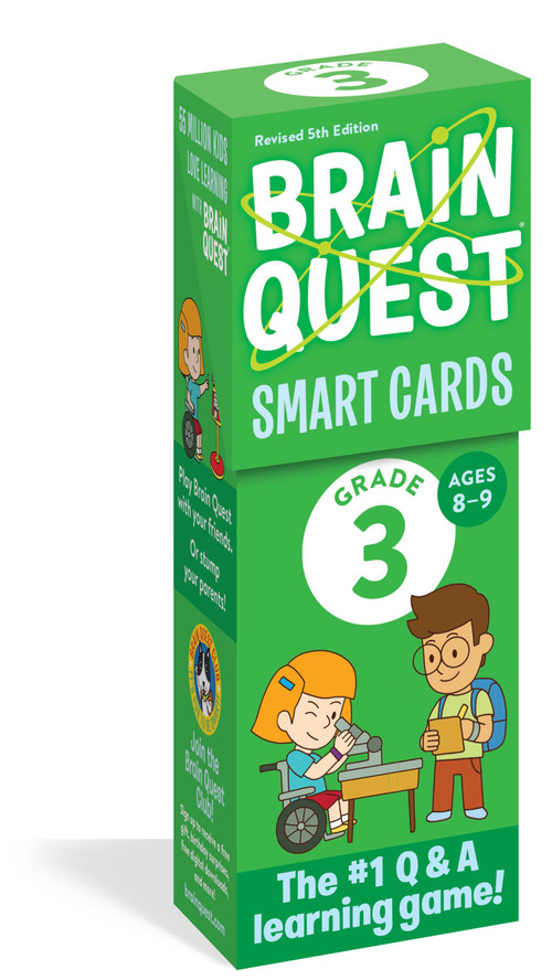 Brain Quest 3rd Grade Smart Cards Revised 5th Edition by Workman Publishing, Chris Welles Feder, Susan Bishay, 9781523517282