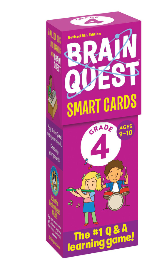 Brain Quest 4th Grade Smart Cards Revised 5th Edition by Workman Publishing, Chris Welles Feder, Susan Bishay, 9781523517299