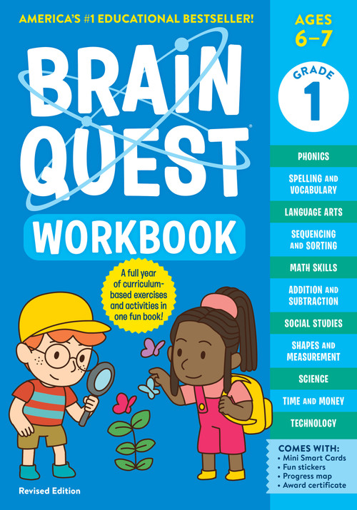 Brain Quest Workbook: 1st Grade Revised Edition by Workman Publishing, Lisa Trumbauer, 9781523517350