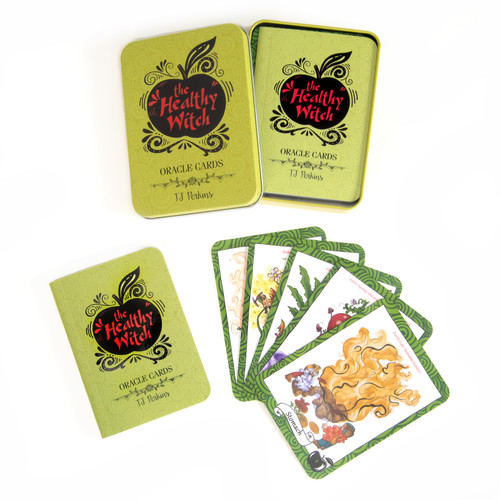 The Healthy Witch Oracle Cards ((Oracle Kit Box Set with 33 Cards and Guide Book)) by TJ Perkins, Jennifer Amazon, 9780764366260