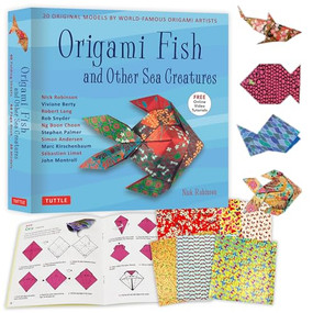 Origami Fish and Other Sea Creatures Kit by Nick Robinson, Dario Canova, 9780804849548