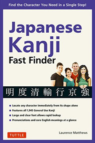 Japanese Kanji Fast Finder (Find the Character you Need in a Single Step!) by Laurence Matthews, 9784805314456