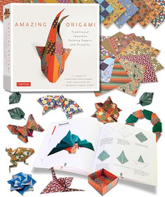Amazing Origami Kit (Traditional Japanese Folding Papers and Projects [144 Origami Papers with Book, 17 Projects]) by Tuttle Studio, 9780804841917