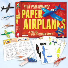 High-Performance Paper Airplanes Kit by Andrew Dewar, 9780804843072