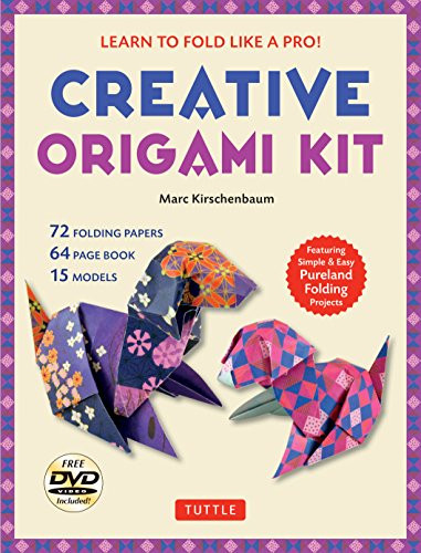 Creative Origami Kit (Learn to Fold Like a Pro!: Instructional DVD, 64-Page Origami Book, 72 Origami Papers: Original Easy Origami for Kids or Adults) by Marc Kirschenbaum, Araldo De Luca, 9780804845427