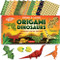 Origami Dinosaurs Kit (Prehistoric Fun for Everyone!: Kit Includes 2 Origami Books, 20 Fun Projects and 98 Origami Papers) by Michael G. LaFosse, 9780804847056
