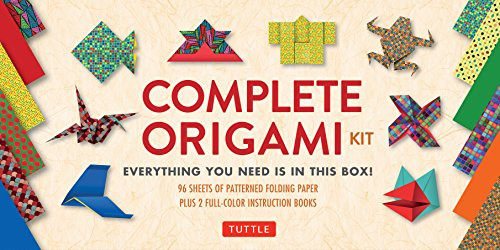 Complete Origami Kit ([Kit with 2 Origami How-to Books, 98 Papers, 30 Projects] This Easy Origami for Beginners Kit is Great for Both Kids and Adults) by Tuttle Studio, 9780804847070