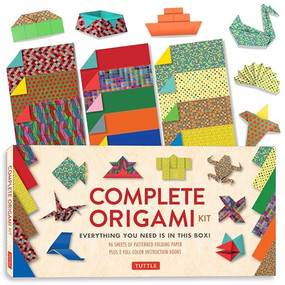 Complete Origami Kit ([Kit with 2 Origami How-to Books, 98 Papers, 30 Projects] This Easy Origami for Beginners Kit is Great for Both Kids and Adults) by Tuttle Studio, 9780804847070