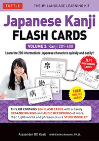 Japanese Kanji Flash Cards Kit Volume 2 by Alexander Kask, Emiko Konomi, Ph.D., 9784805311646