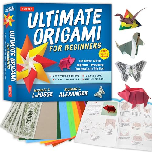 Ultimate Origami for Beginners Kit by Michael G. LaFosse, Richard L. Alexander, 9784805312674