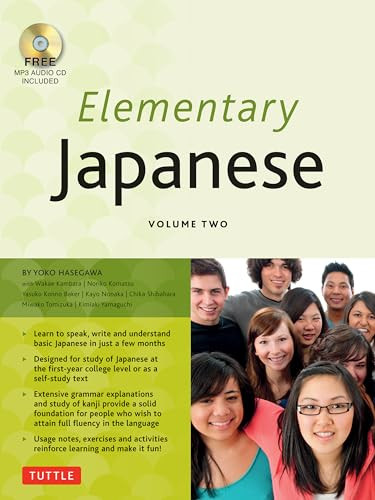 Elementary Japanese Volume Two by Yoko Hasegawa, 9784805313695
