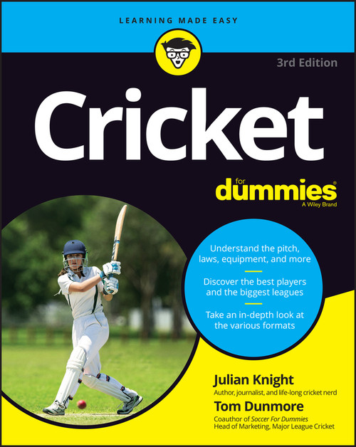 Cricket For Dummies by Julian Knight, Tom Dunmore, 9781394164769