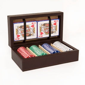 Chocolate Brown Poker set (Chocolate Brown), BROUK2499