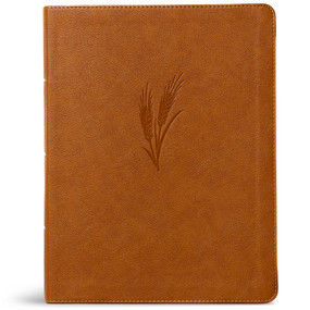 CSB Notetaking Bible, Large Print Edition, Camel LeatherTouch by CSB Bibles by Holman, 9781087785516