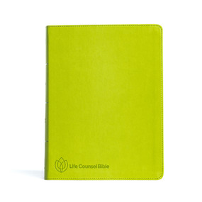CSB Life Counsel Bible, Apple Green LeatherTouch, Indexed (Practical Wisdom for All of Life) by New Growth Press, CSB Bibles by Holman, 9781087785622