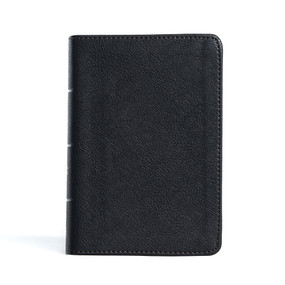 CSB Large Print Compact Reference Bible, Black LeatherTouch - 9781087785653 by CSB Bibles by Holman, 9781087785653