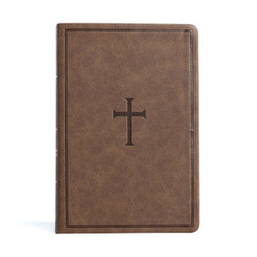 CSB Giant Print Reference Bible, Brown LeatherTouch, Indexed - 9781087785738 by CSB Bibles by Holman, 9781087785738