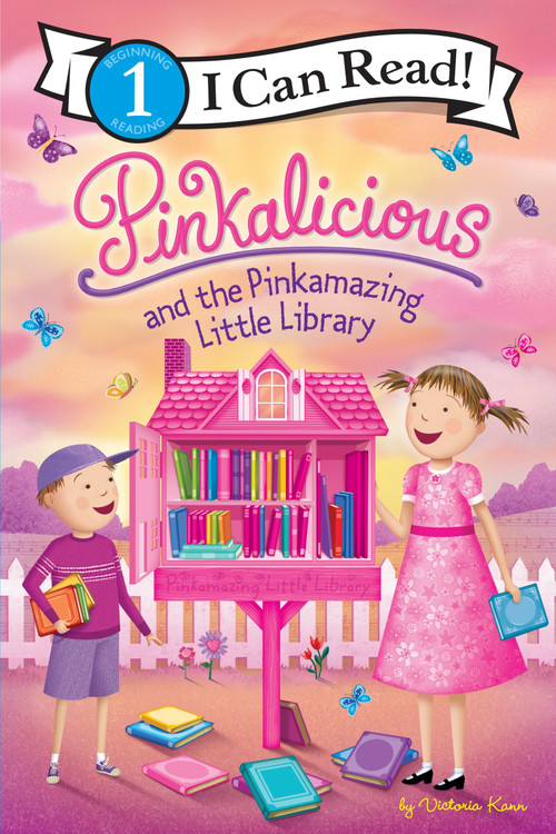 Pinkalicious and the Pinkamazing Little Library by Victoria Kann, Victoria Kann, 9780063257313