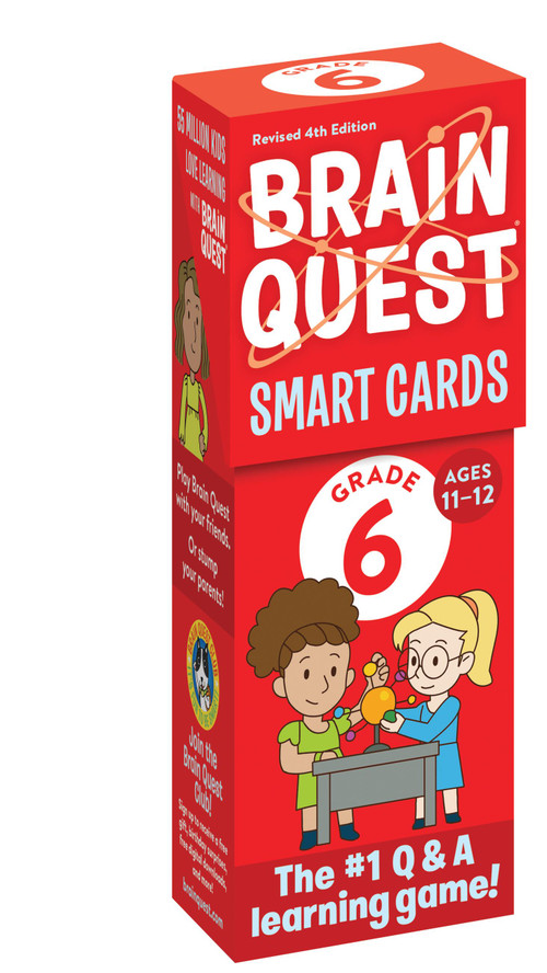Brain Quest 6th Grade Smart Cards Revised 4th Edition by Workman Publishing, Chris Welles Feder, Susan Bishay, 9781523523924