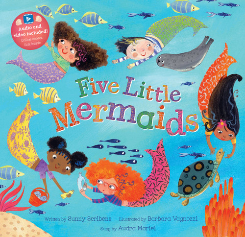 Five Little Mermaids by Sunny Scribens, Barbara Vagnozzi, Audra Mariel, 9781646867356