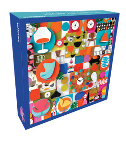 teNeues - 1,000 Piece Puzzle: Mid-Century Mod!, Full Color Expertly Printed Puzzle, 20 x 20" Puzzle, Poster Guide Insert Included (1000-Piece Puzzle in a 2 piece box with inner poster guide), 9781623259129