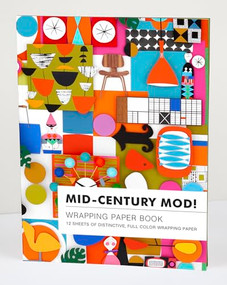 teNeues - Wrapping Paper Book: Mid-Century Mod!, Flat Packed Wrapping Paper, 12 Full Color Sheets, 6 Designs by teNeues, 9781623259143