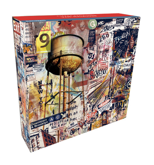 teNeues - 1000-Piece Puzzle, Brooklyn, NY, Full Color Puzzle in Box, 20 x 20” Puzzle, Poster Guide Insert Included (1000-Piece Puzzle in a 2 piece box with inner poster guide), 9781623259167