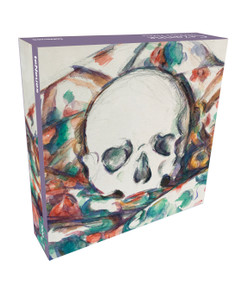 teNeues -  1,000 Piece Puzzle: Skull on a Curtain by Paul Cezanne, Full Color, 20 x 20" Puzzle, Poster Guide Insert Included (1000-Piece Puzzle in a 2 piece box with inner poster guide), 9781623259181