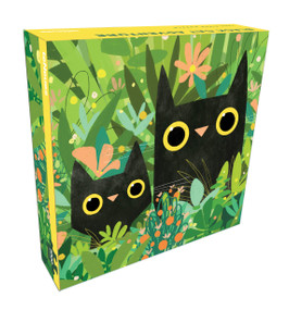 teNeues - 1,000 Piece Puzzle: Black Cat Adventure, 20 x 20" Puzzle, Includes a Full Color Poster Guide (1000-Piece Puzzle in a 2 piece box with inner poster guide), 9781623259235