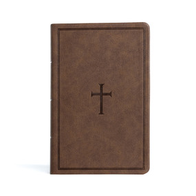 CSB Large Print Personal Size Reference Bible, Brown LeatherTouch, Indexed - 9781087774466 by CSB Bibles by Holman, 9781087774466