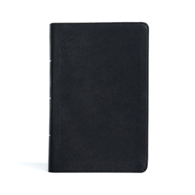 CSB Large Print Personal Size Reference Bible, Black LeatherTouch, Indexed - 9781087774480 by CSB Bibles by Holman, 9781087774480