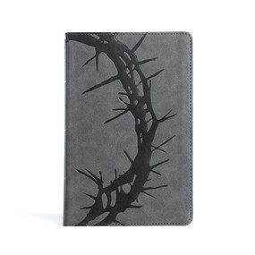 CSB Large Print Personal Size Reference Bible, Charcoal LeatherTouch - 9781087774497 by CSB Bibles by Holman, 9781087774497