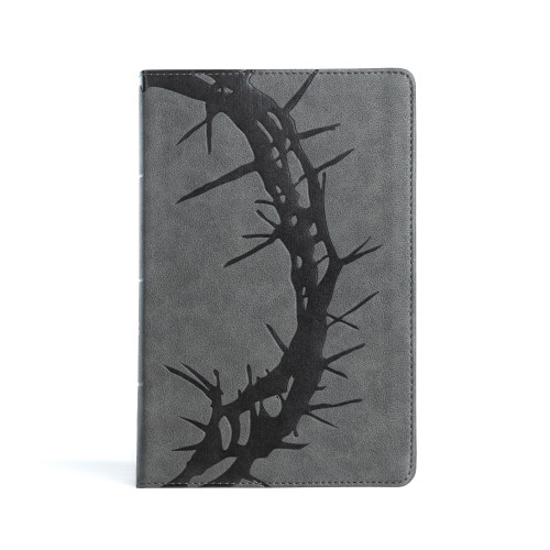 CSB Large Print Personal Size Reference Bible, Charcoal LeatherTouch - 9781087774497 by CSB Bibles by Holman, 9781087774497