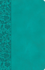 CSB Large Print Personal Size Reference Bible, Teal LeatherTouch, Indexed - 9781087774589 by CSB Bibles by Holman, 9781087774589