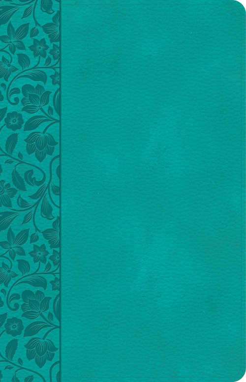 CSB Large Print Personal Size Reference Bible, Teal LeatherTouch, Indexed - 9781087774589 by CSB Bibles by Holman, 9781087774589
