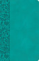 CSB Large Print Personal Size Reference Bible, Teal LeatherTouch, Indexed - 9781087774589 by CSB Bibles by Holman, 9781087774589