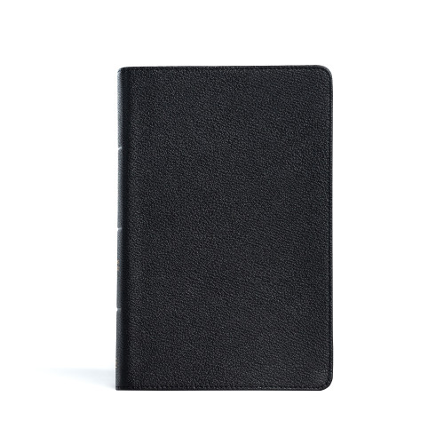 CSB Large Print Personal Size Reference Bible, Black Genuine Leather by CSB Bibles by Holman, 9781087774619
