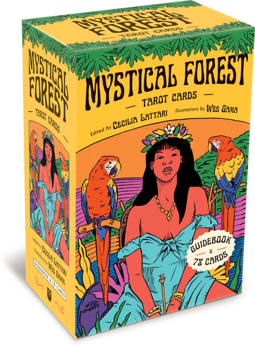 Mystical Forest Tarot (A 78-Card Deck and Guidebook) by Cecilia Lattari, Wes Gama, 9781524881344