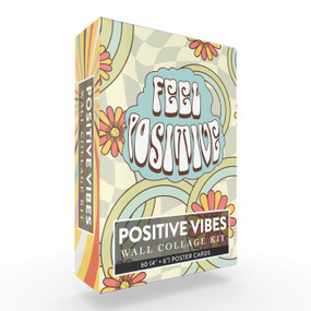 Positive Vibes Wall Collage Kit (60 (4" × 6") Poster Cards) by Adams Media, 9781507220917